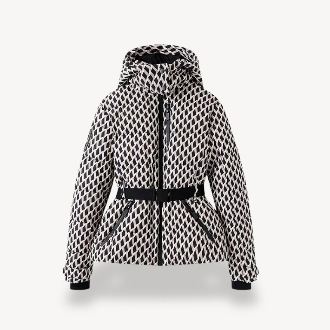 Damen-Steppjacke mit Karomuster | Taille 0