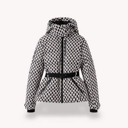 Damen-Steppjacke mit Karomuster | Taille 0