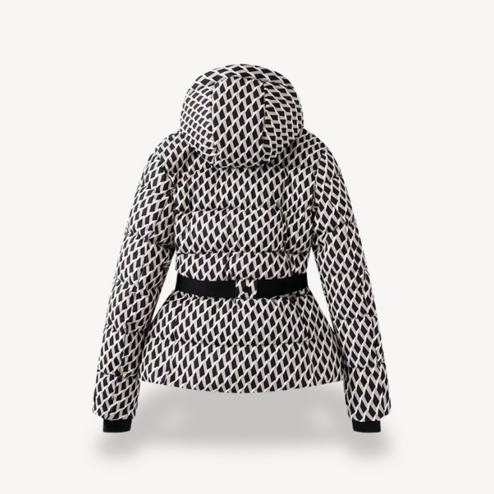 Damen-Steppjacke mit Karomuster | Taille 1