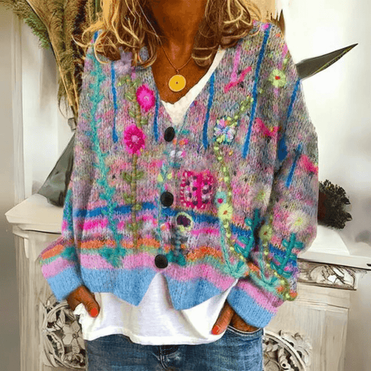Damen-Strickcardigan aus Kaschmir | Kaschmir-Stil 0