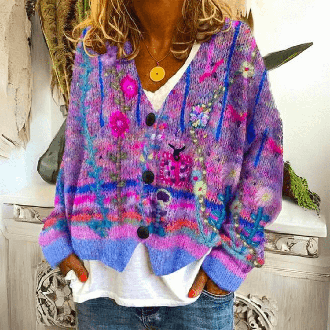 Damen-Strickcardigan aus Kaschmir | Kaschmir-Stil 3