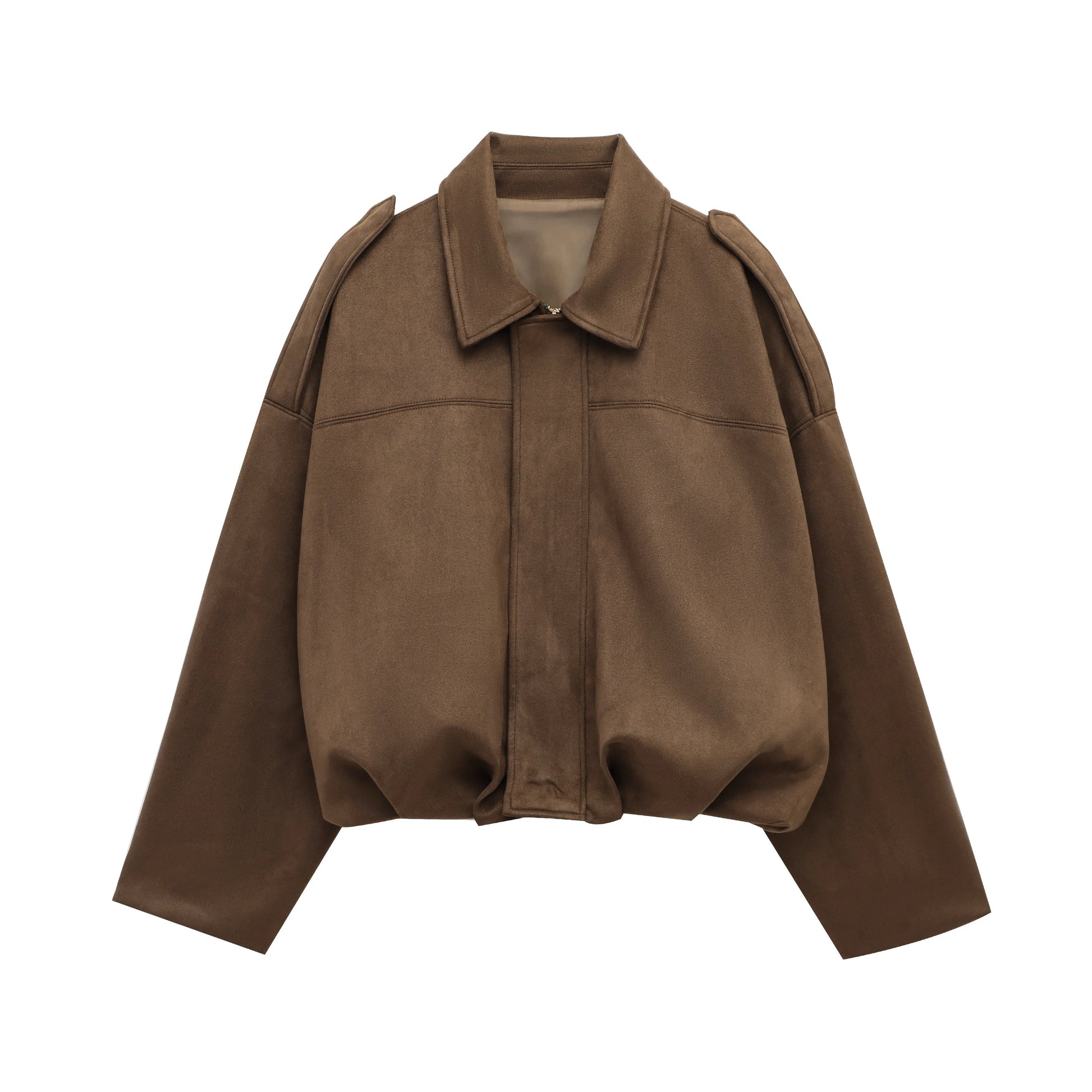 Damen Bomberjacke aus Wildleder 