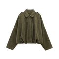 Damen Bomberjacke aus Wildleder 
