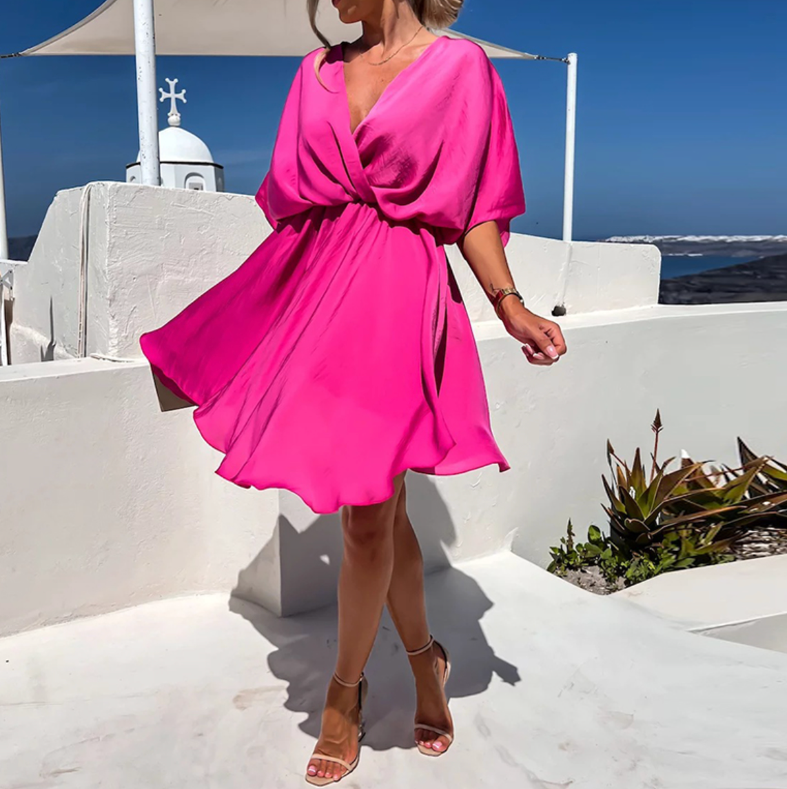 Daniela - Schickes, fließendes Kleid 0