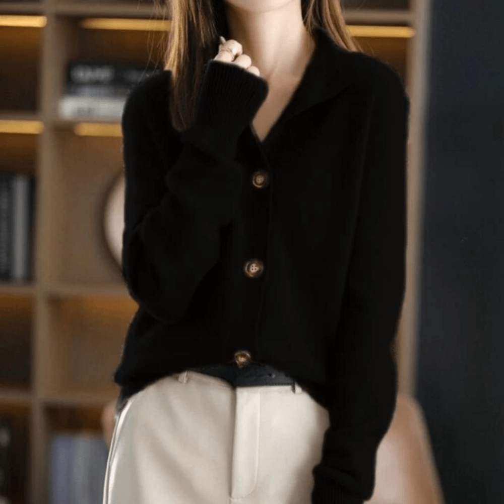 Darla Damen Kaschmir-Cardigan – Weicher und stylischer Pullover mit bequemer Passform 7