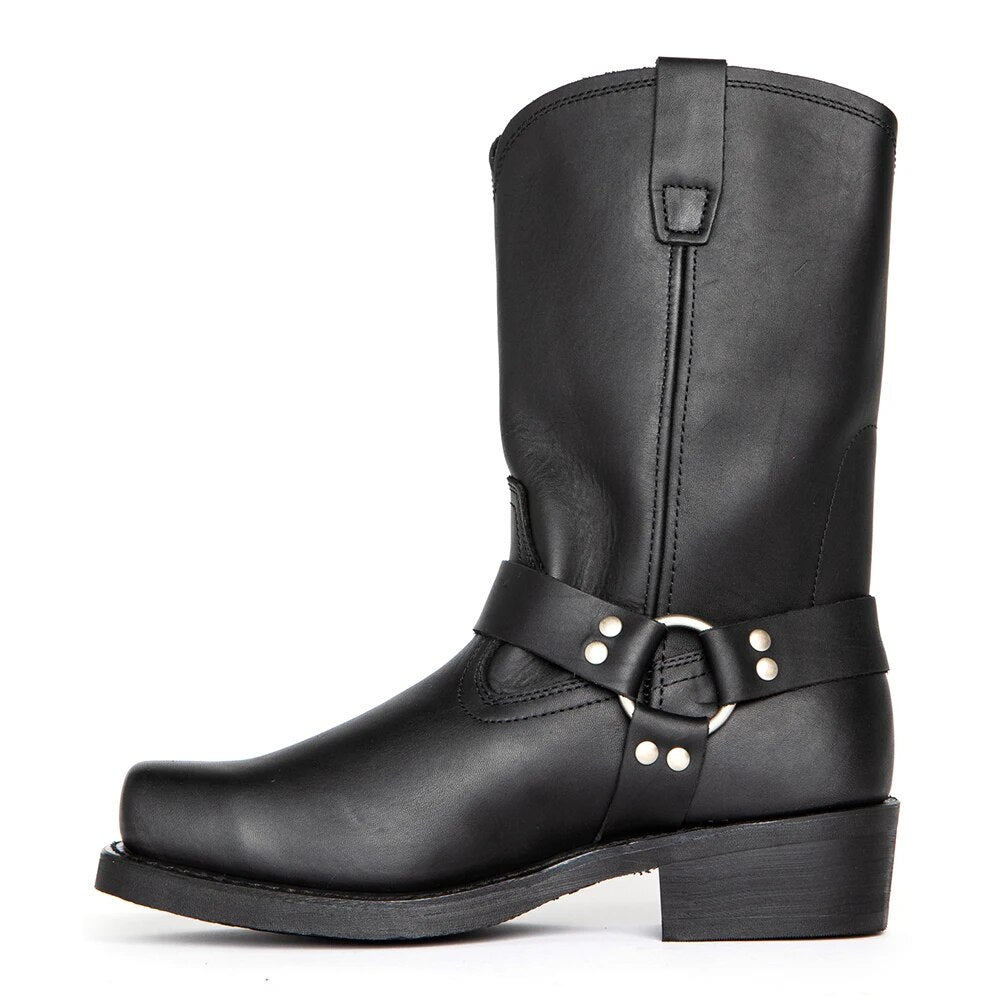 Dean | Herren Cowboystiefel mit Schnallengürtel