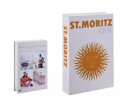 Dekorative Bücher in farbenfrohen, fröhlichen Designs – ideal für Wohnzimmer, Regale und Couchtische, hochwertiges Material