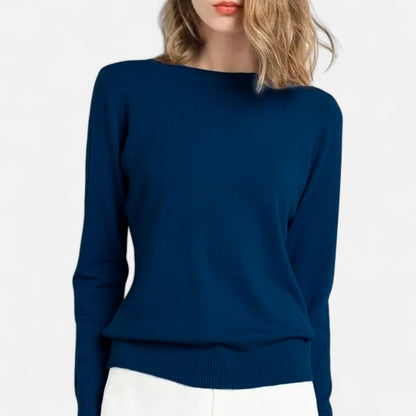 Dorevelle | Damenpullover aus Merinowolle – Zeitlose Eleganz mit Rundhalsausschnitt 8
