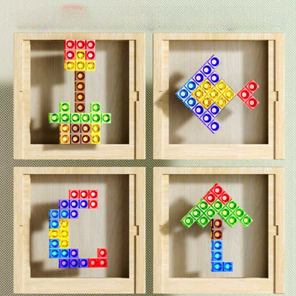 Ecoblock Tetris – Holzpuzzlespiel für alle Altersgruppen 4