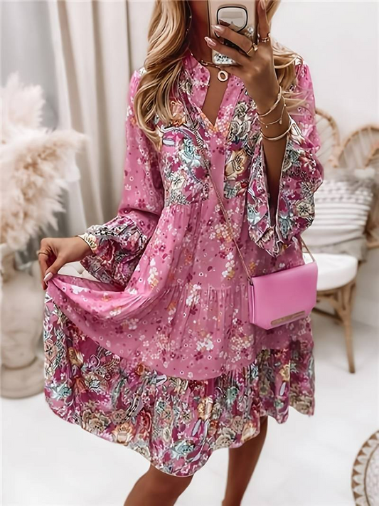 Eira - Bedrucktes Boho-Kleid 0