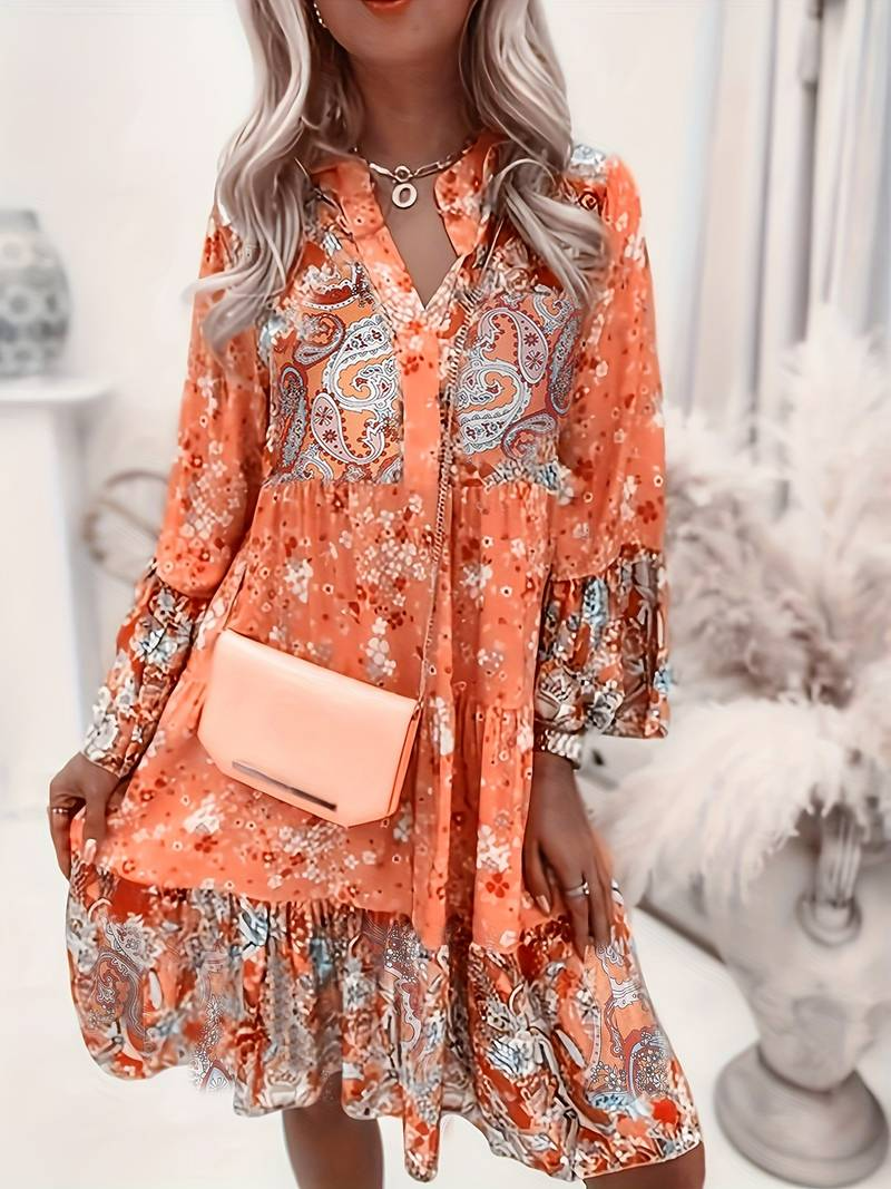 Eira - Bedrucktes Boho-Kleid 4