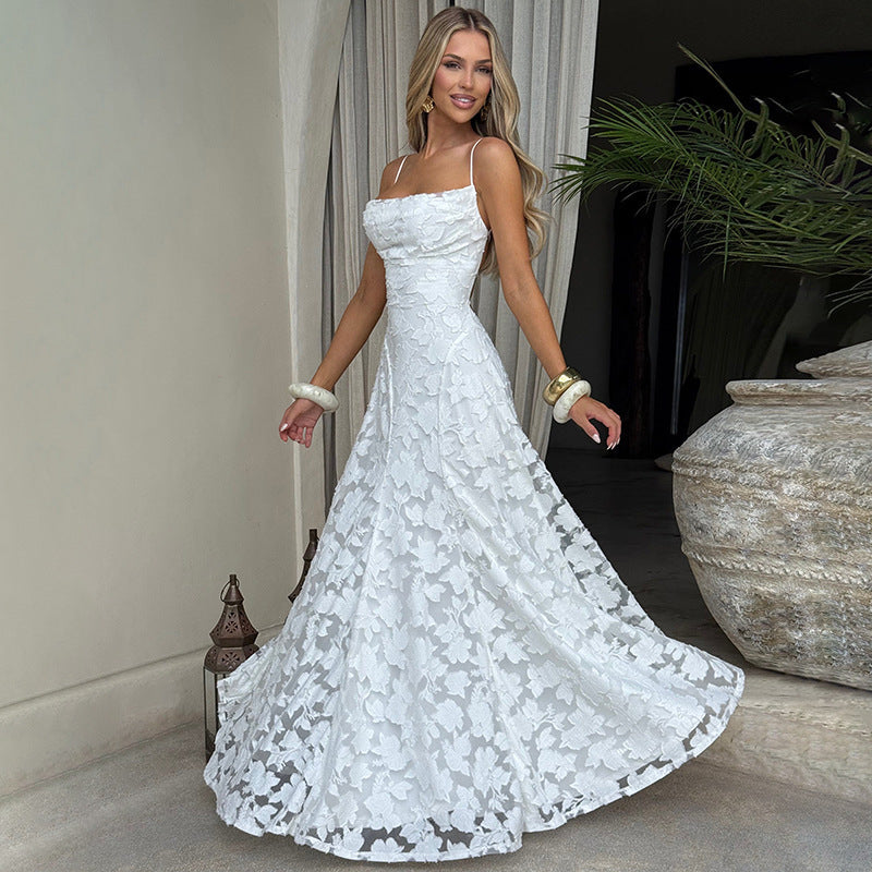 Gabriela | Robe de soirée maxi pour femmes avec motif floral