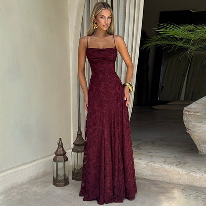 Gabriela | Robe de soirée maxi pour femmes avec motif floral