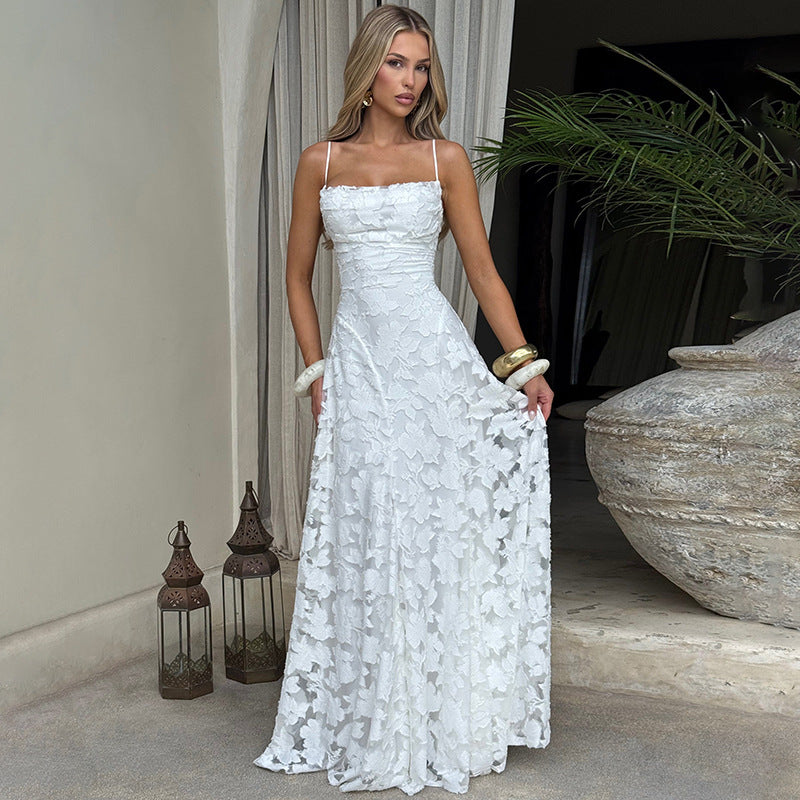 Gabriela | Robe de soirée maxi pour femmes avec motif floral