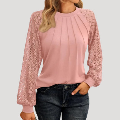 Elegantes, langärmeliges Damen-Ausgeh-Top 0