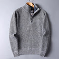 Emilio Cardigan aus Wollmischung mit Viertelreißverschluss
