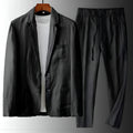 Herren Set mit langärmligem tailliertem Blazer und Hose | Formal Style