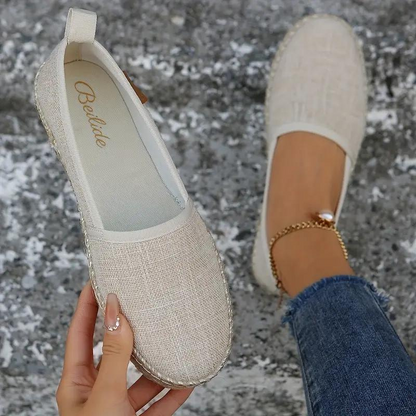 Damen Canvas Slip-On Schuhe | Sommer