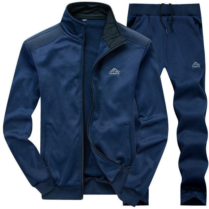 Fashion Outlet | Gefütterter Herren Trainingsanzug mit Kragen – Stylisch & Bequem 2
