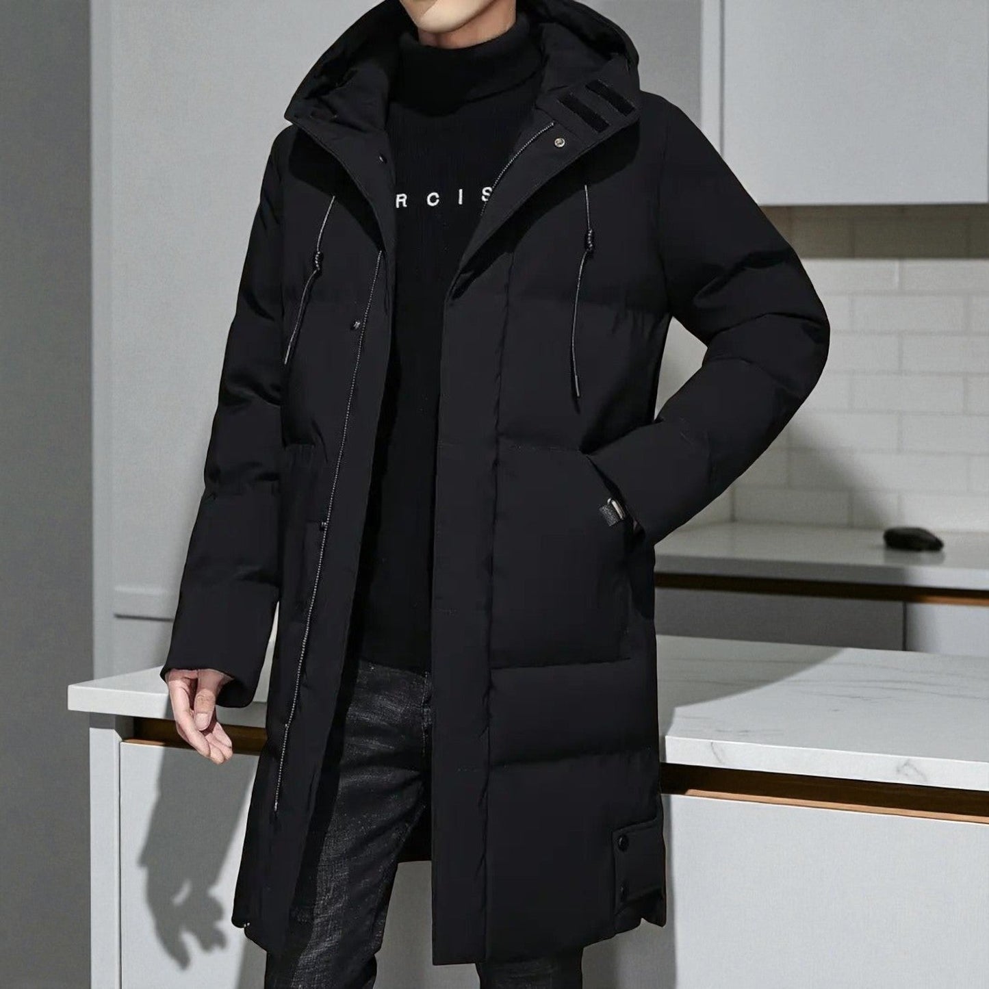 Frank – Langer, wasserabweisender Winterparka mit Kapuze 5