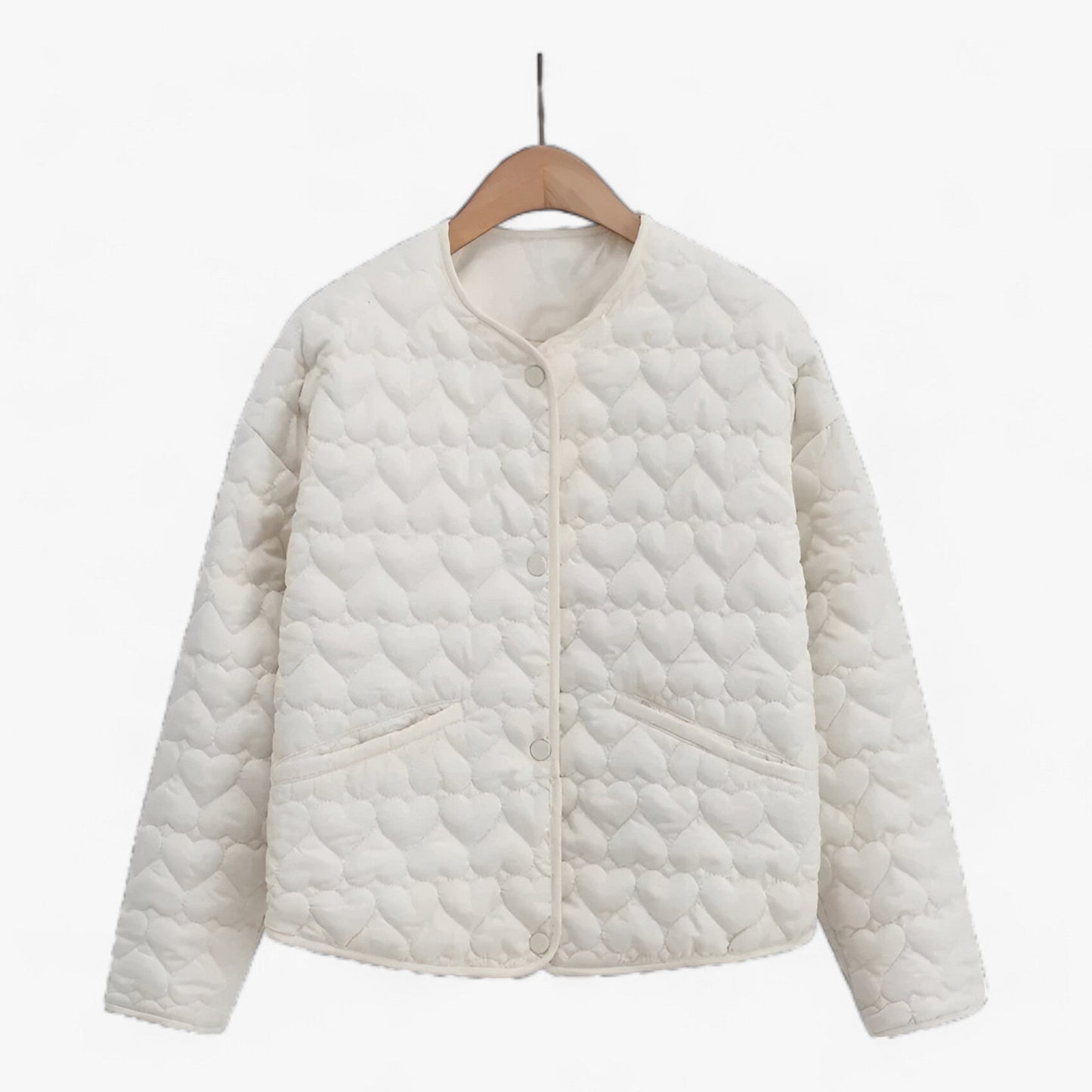 Gequiltete Herz Jacke - Vielseitiger Komfort für Herbst/Winter 