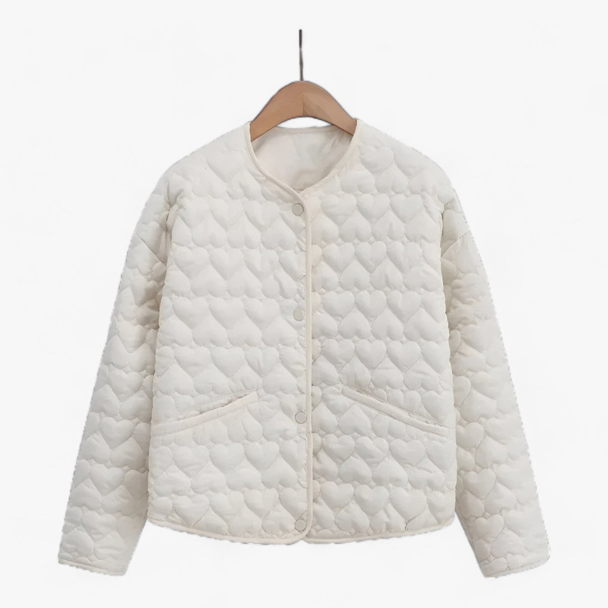 Gequiltete Herz Jacke - Vielseitiger Komfort für Herbst/Winter 