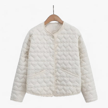 Gequiltete Herz Jacke - Vielseitiger Komfort für Herbst/Winter 