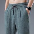 Herren Kordelzug Taille Schmal Zulaufende Relaxed Fit Hose | Freizeit