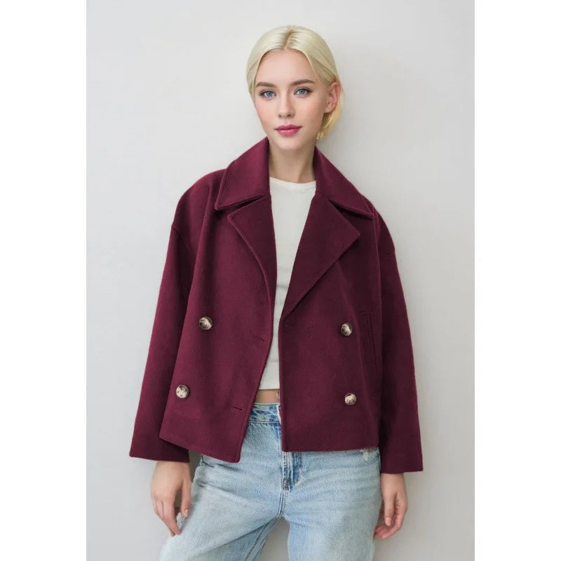 Hadley | Kurze, zweireihige Jacke