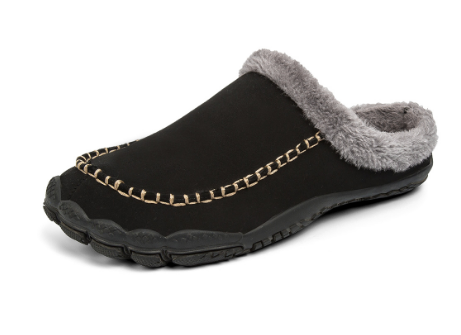 Hausschuhe Herren | Pantoffeln für Winter mit Antislip-Sohle und Plüschfutter