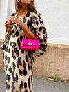Havilah - Leopardenmuster-Kleid 0