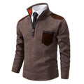 Herbstlicher luxuriöser weicher Strickpullover für Herren – Archer