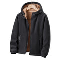 Herren-Fleecejacke mit Kapuze und Reißverschlusstaschen 6