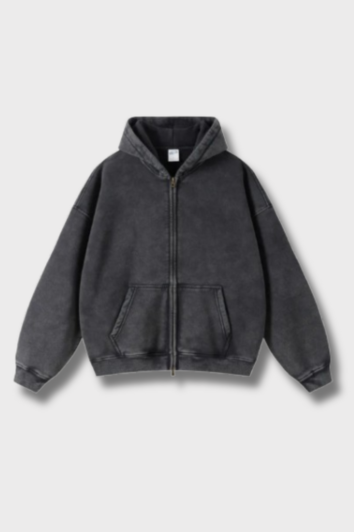 Herren-Kapuzenpullover mit Reißverschluss