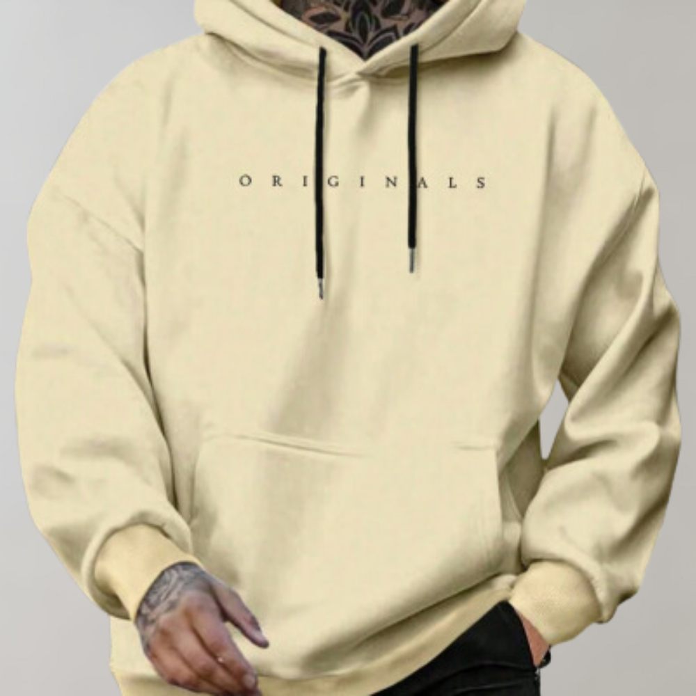 Herren Hoodie mit Grafikdruck | Lässiger Pullover mit „Originals“-Textdesign