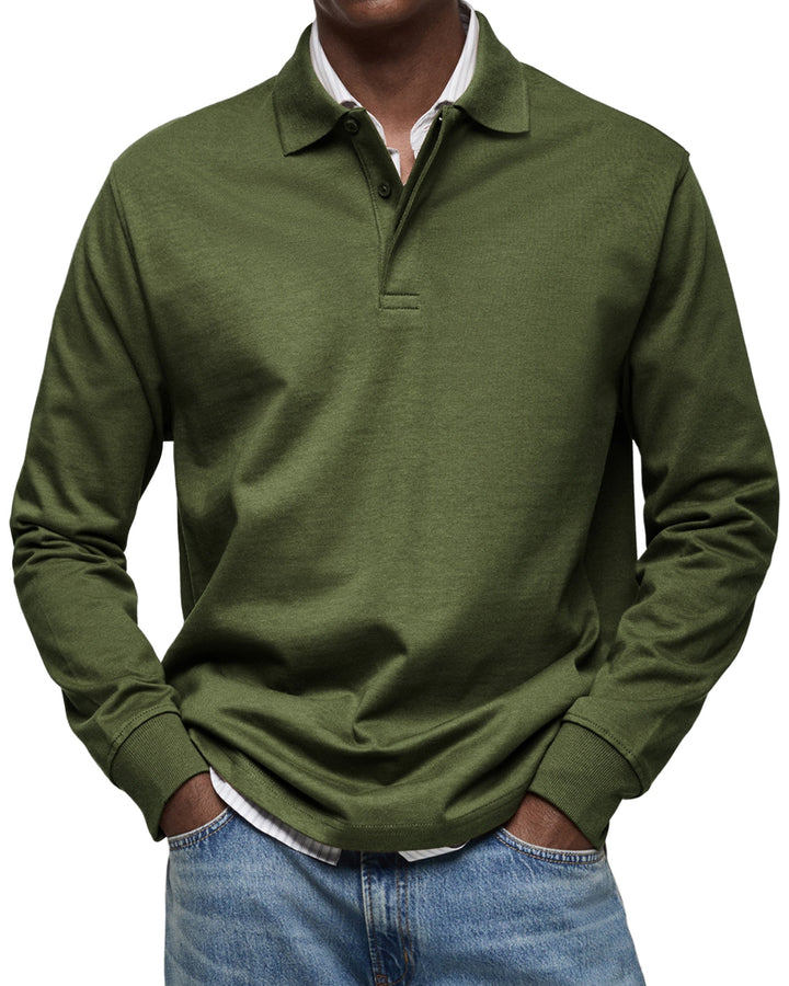 Herren Poloshirt Langer Arm | Poloshirts Für Männer - Vielseitig Für Freizeit Und Formal
