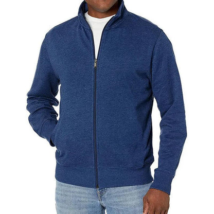 Herrenpullover mit durchgehendem Reißverschluss | Lässiger und Business-Stil 