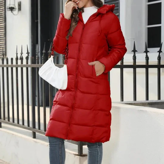 Jacke Damen | Lange Daunenjacke für Winteraktivitäten
