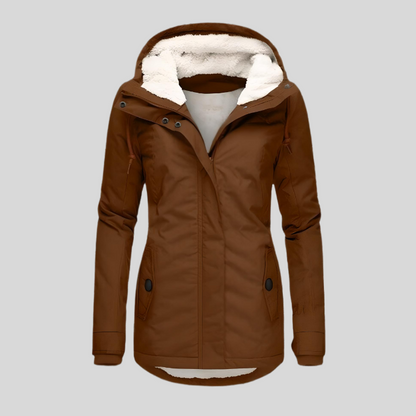 Jacke Damen | Wasserdichte Winterjacke Mit Kapuze Für Kalte Tage