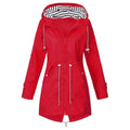 Jacke Damen | Winddichte Regenjacke Mit Kapuze Für Freizeitaktivitäten