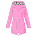 Jacke Damen | Winddichte Regenjacke Mit Kapuze Für Freizeitaktivitäten