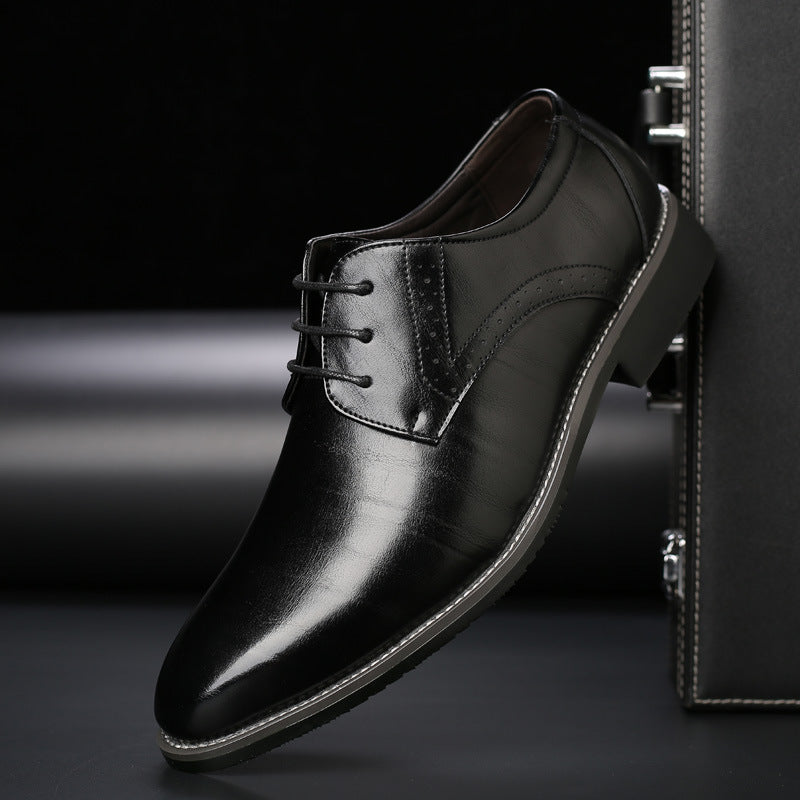 Jamie | Schicke Herren-Schnürschuhe mit Brogue-Details