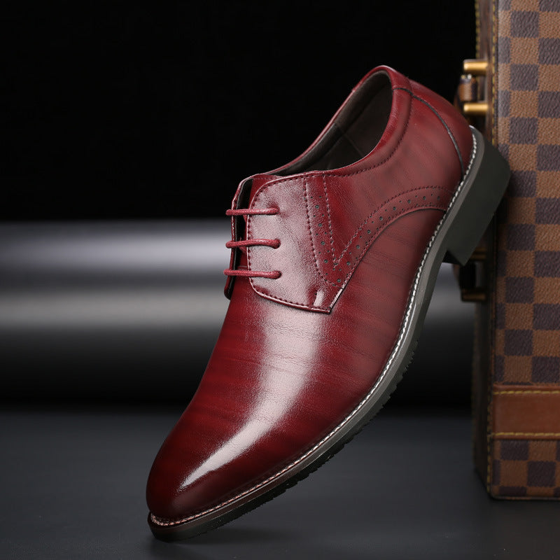 Jamie | Schicke Herren-Schnürschuhe mit Brogue-Details