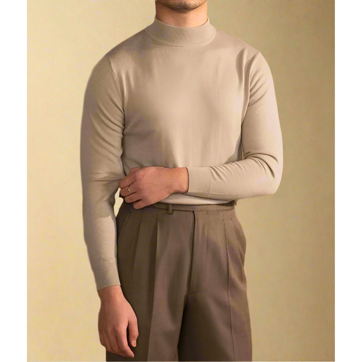 Klassischer Rollkragenpullover für Herren