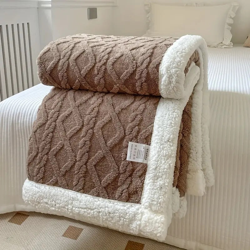 Kuschelige Sherpa-Decke 4
