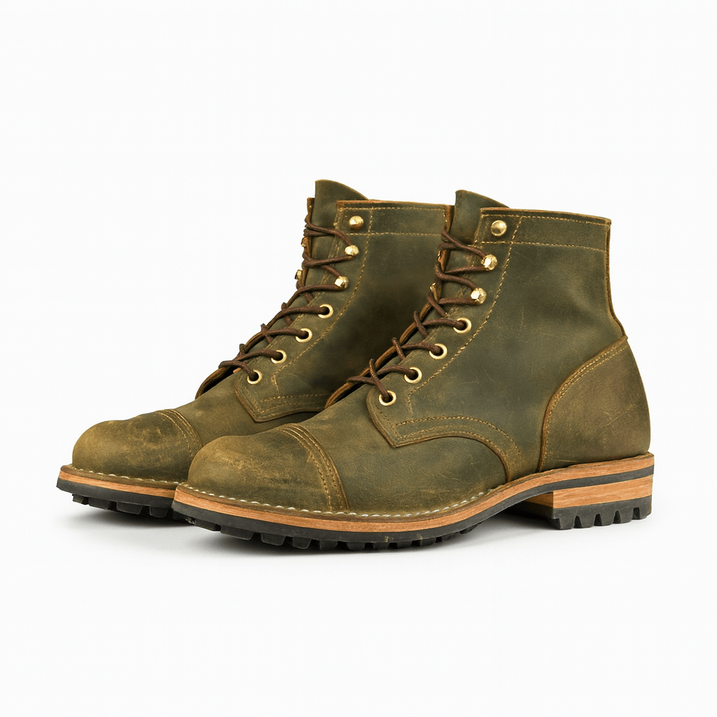 LUXEOUTFIT | Lederstiefeletten 4