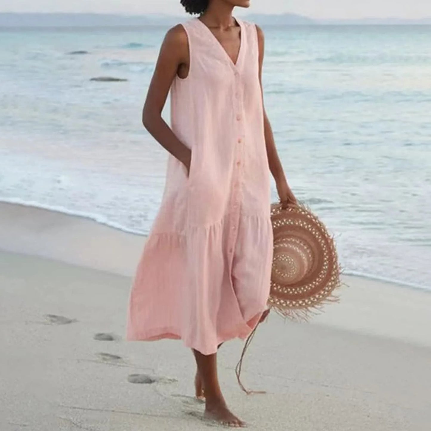 Lena | Kleid mit V-Ausschnitt 2