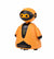Oranger Roboter