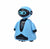 Blauer Roboter