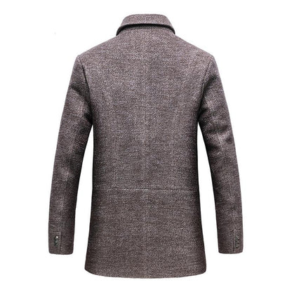 Lorenzo West Royal Mantel aus Wollmischung
